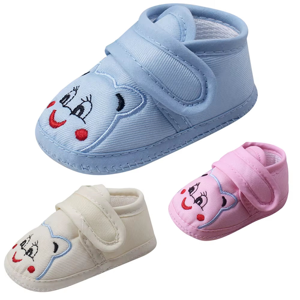 Cartoon Baby Booties Girl Boy Soft Sole Anti-Slip Shoes Toddler Shoes Scarpe Bambino Baby Schoenen Newborn Shoes First Walkers